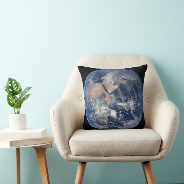 Coussin Hémisphère Est Sur La Planète Terre. (Chaise)