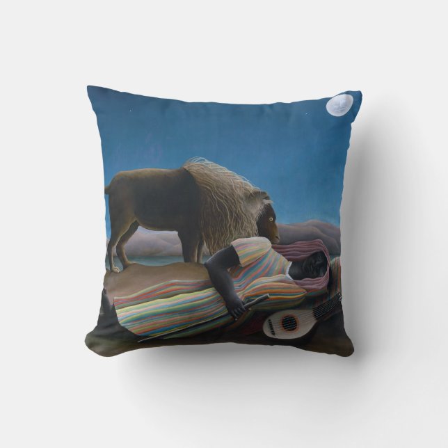 Coussin Henri Rousseau - Les Tziganes qui dorment (Recto)