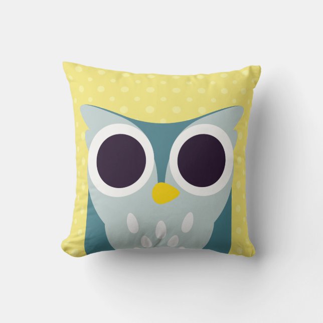 Coussin Henry le hibou (Recto)