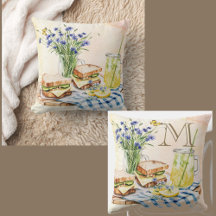 Herbes de monogramme et pain Confort de cuisine