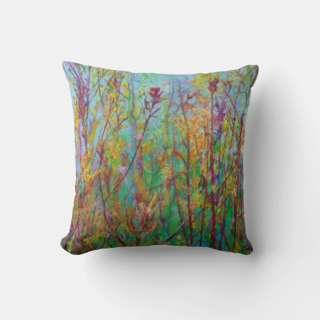Coussin Herbes du printemps (Recto)