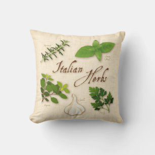 Coussin Herbes italiennes Jeu d'oreiller