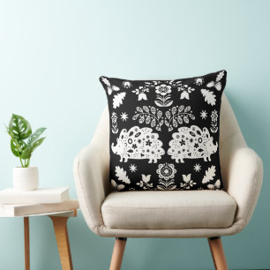 Coussin Hérisson Art populaire