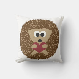 Coussin Hérisson Coeur accroché