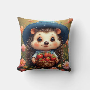 Coussin Hérisson de dessin animé adorable