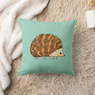 Coussin Hérisson Whimsical - animal boisé mignon