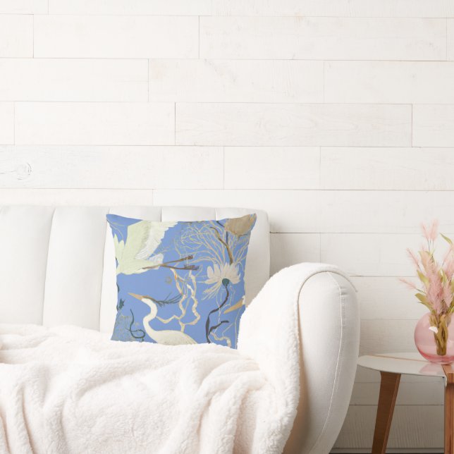 Coussin Hérons floraux (Canapé)