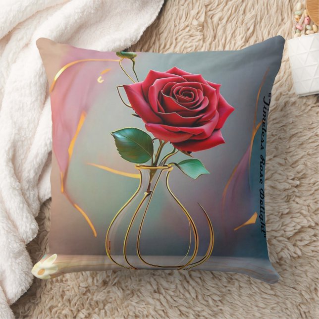 Coussin "Heure dorée en fleurs" (Couverture)