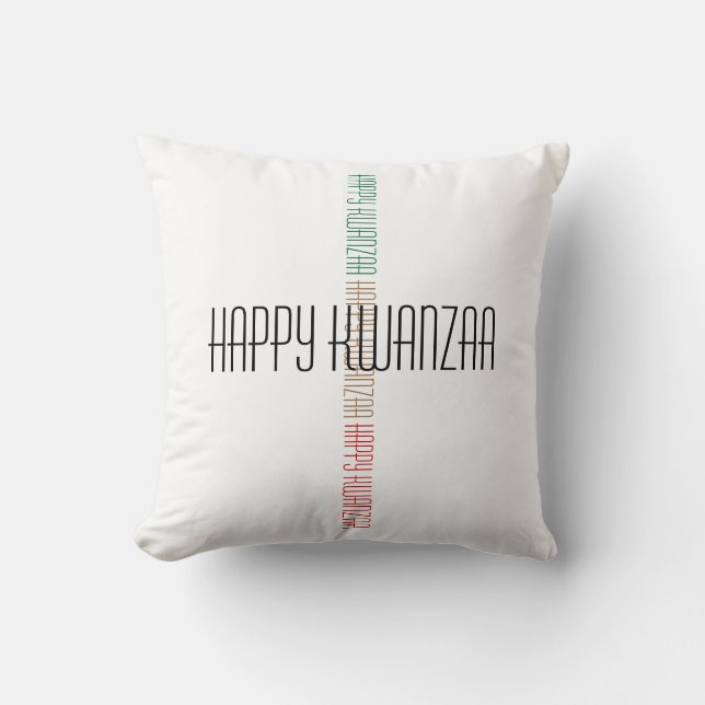 Coussin heureux de Kwanzaa (Recto)
