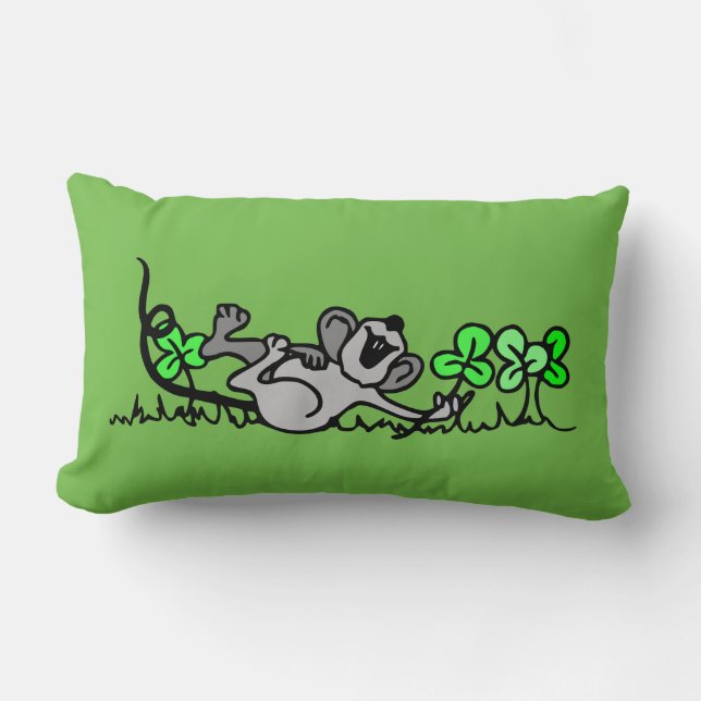 Coussin heureux de vert de mulot (Recto)
