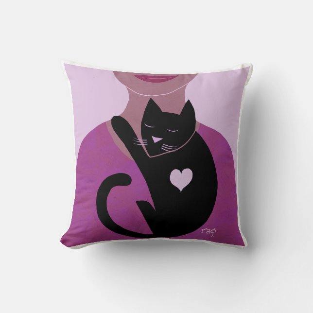 Coussin heureux du jour de mère (Recto)