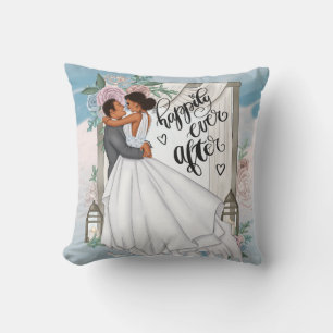 Coussin Heureux toujours après que je fais Mariage Keepsak
