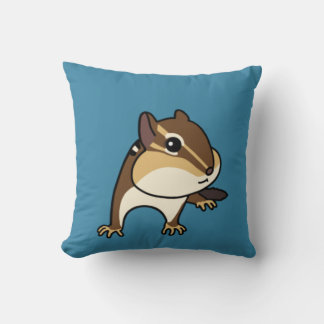 Coussin Hey Chippy Chipmunk sac bleu!  リ 青 マ い の ク  des ré