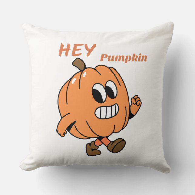 Coussin Hey Citrouille (Recto)