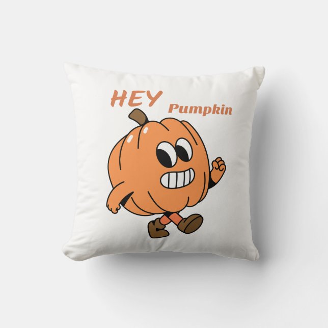 Coussin Hey Citrouille (Recto)