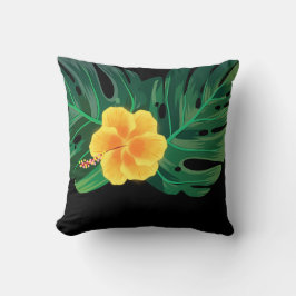 Coussin Hibiscus tropical Luau