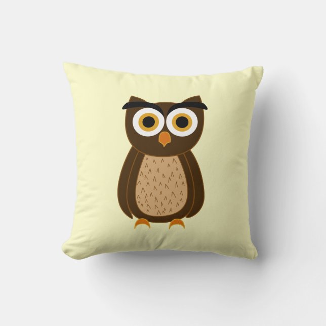 Coussin Hibou (Recto)