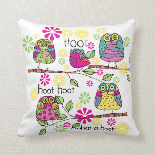 Coussin Hibou de Hootie