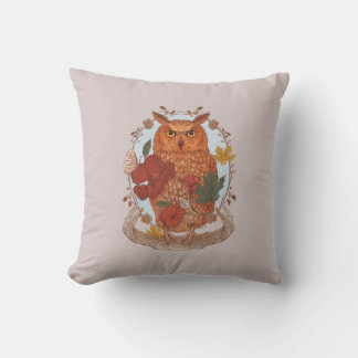 Coussin Hibou de la forêt