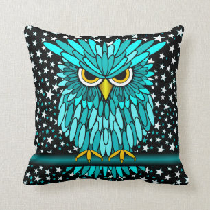 Coussin hibou frais