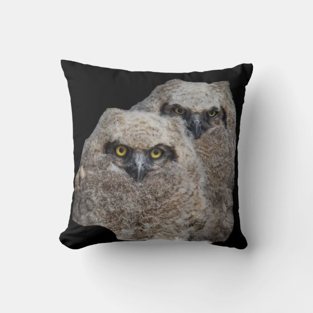 Coussin Hiboux (Recto)
