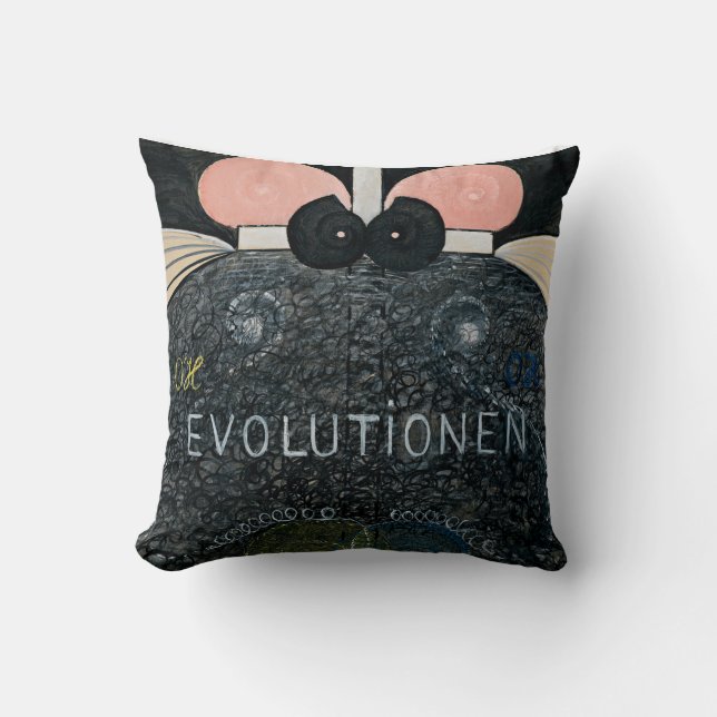 Coussin Hilma af Klint - L'évolution, 7 (Recto)