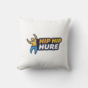 Coussin Hip Hip Hure ! Fêtons