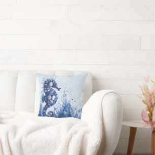 Coussin Hippocampe Coquillages