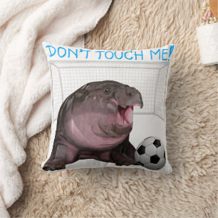 Coussin Hippopotame Moo Deng 