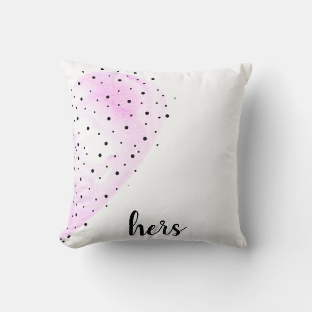 Coussin Histoire d'amour (Recto)