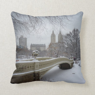 Coussin Hiver - Central Park - New York City