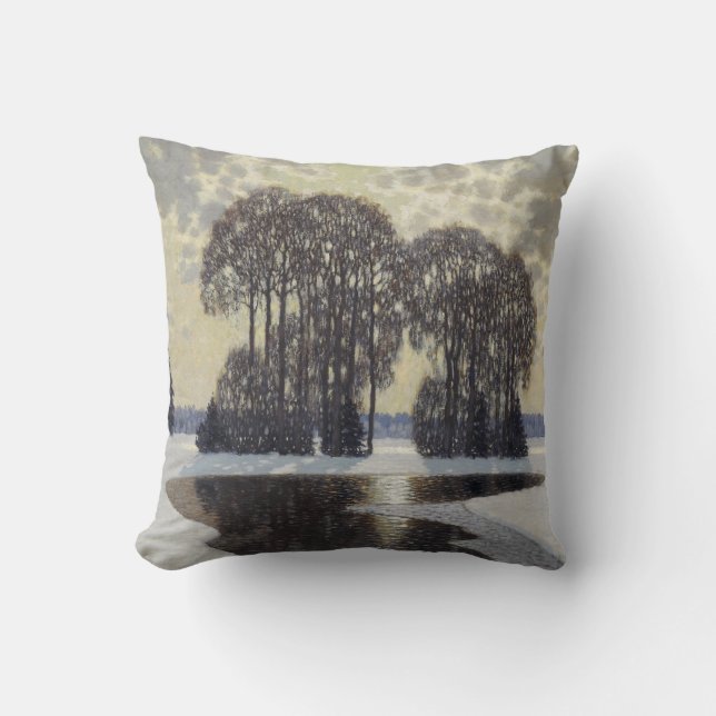 Coussin Hiver (par Vilhelms Purvitis) (Recto)