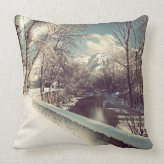 Coussin Hiver sur l'Ogden
