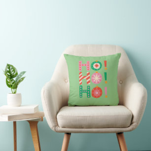 COUSSIN HO HO HO MERRY CHRISTMAS CADEAU SAISONNIER