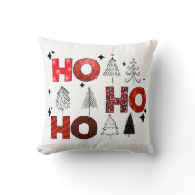 Ho Ho Ho Red Christmas Trees Vacances d'hiver