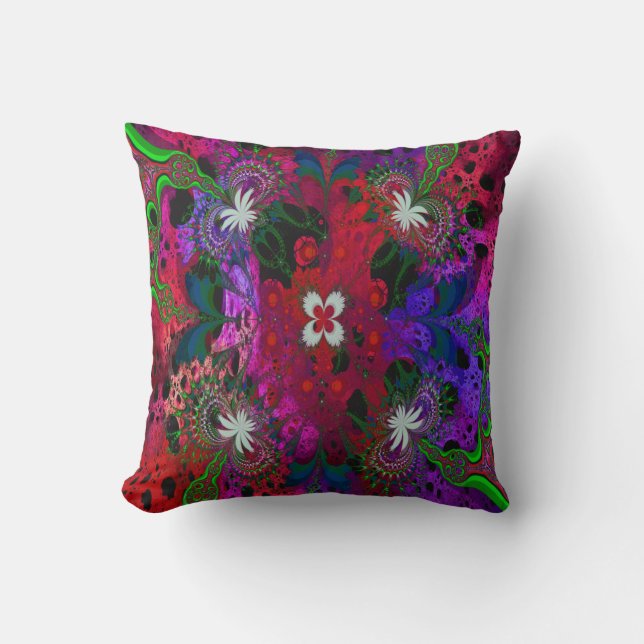 Coussin Hodge Podge Floral Abstrait (Recto)