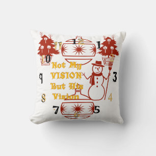 Coussin Hoho ! Joyeuse vision de Noël Bonne année
