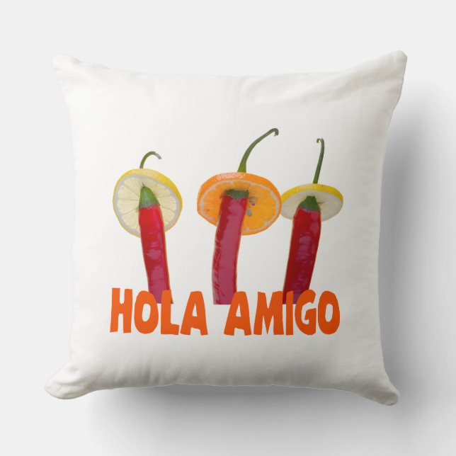 Coussin Hola amigo (Recto)