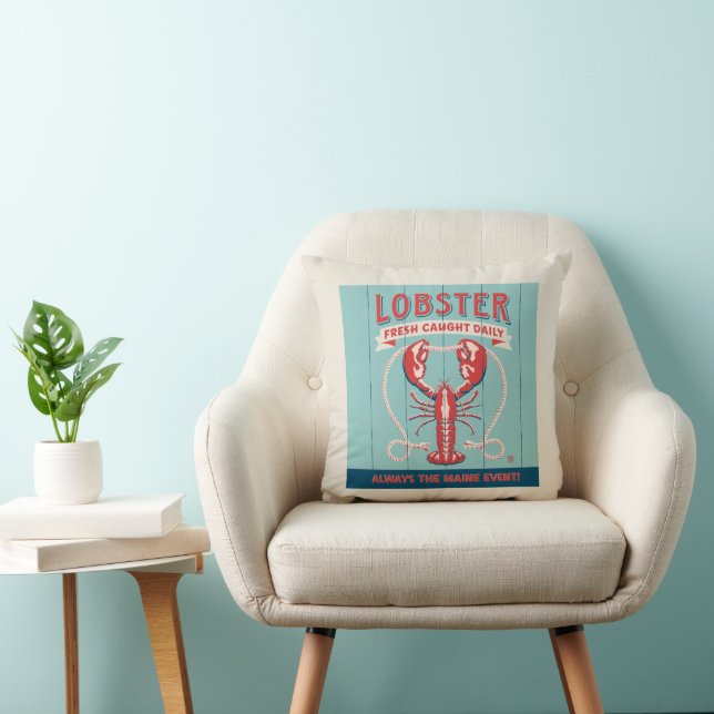 Coussin Homard frais pris tous les jours | Maine (Chaise)