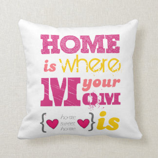 Coussin Home i where your mom i