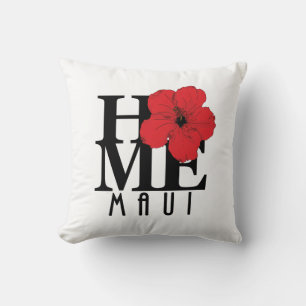 Coussin HOME Maui Red Hibiscus