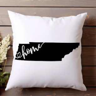 Coussin Home State Outline Heart Tennessee