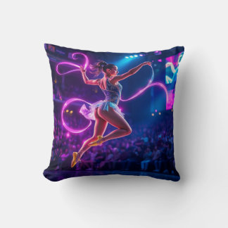 Coussin Hommage à Rythmic Gymnastic et Neon