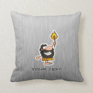 Coussin Homme des cavernes de bande dessinée ;