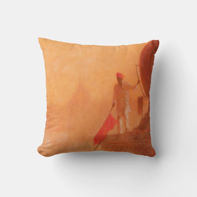 Coussin Homme ferroviaire Âgrâ 2010 de drapeau (Recto)