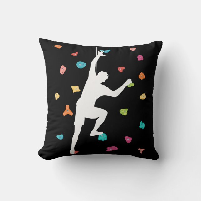 Coussin Hommes d'Escalade libre qui souillent (Recto)