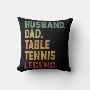 Coussin Hommes mari papa de table de tennis de table légen