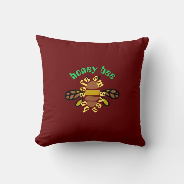 Coussin Honey bee (Recto)