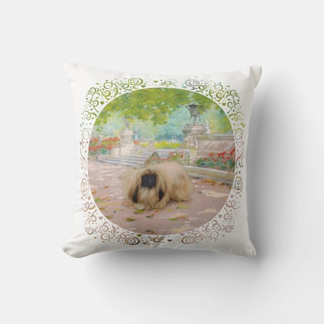 Coussin Honey Pekingese (Recto)