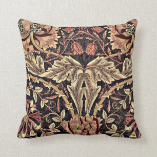 Coussin Honeysuckle, un design vintage William Morris